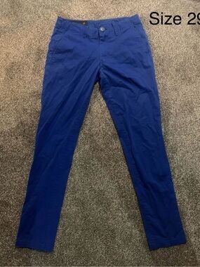 Armani Exchange Royal Blue Slim Chino Pants